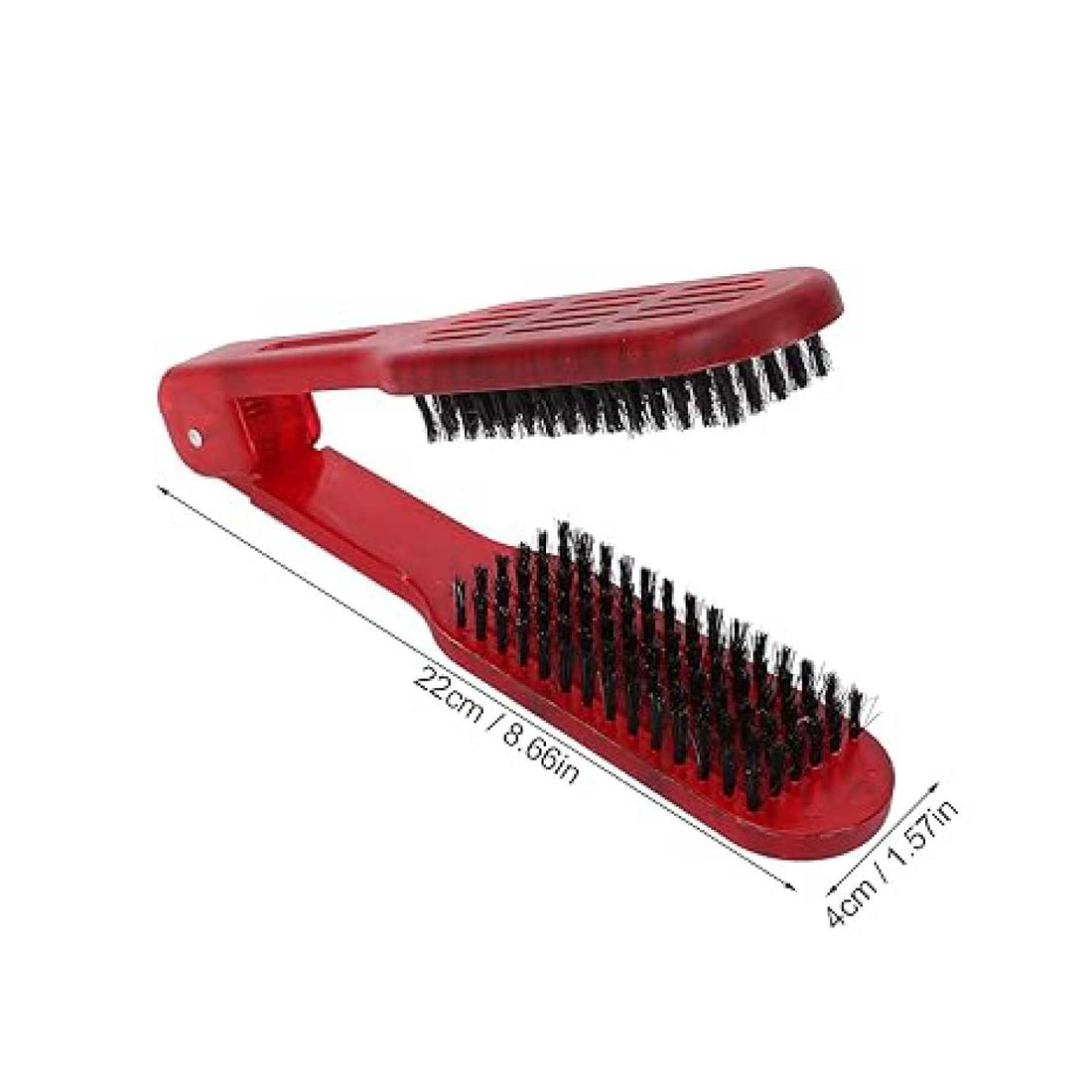 Clamp Hair Straightening Brush