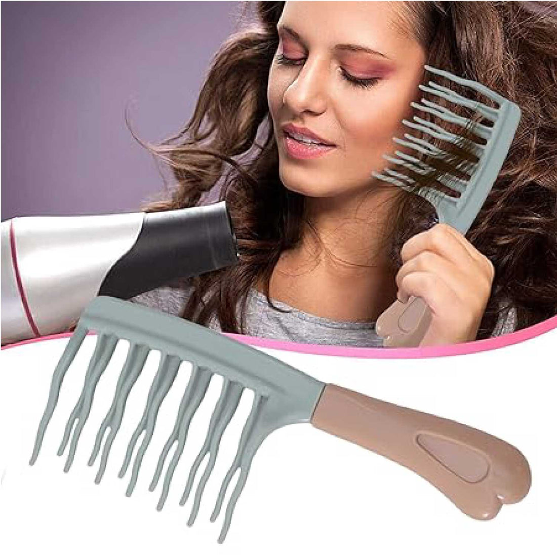 Wide Tooth Comb Double Layer Design